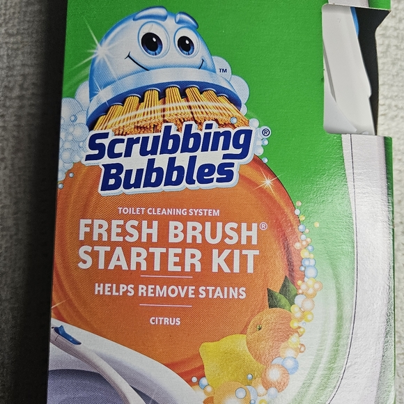 Scrubbing Bubbles Fresh Brush Starter Kit, Citrus - Toilet Bowl Cleaning System - Picture 4 of 16